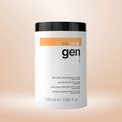 GENUS HYALURONIC maska wygładzająca do włosów farbowanych 1 500 ml - 3