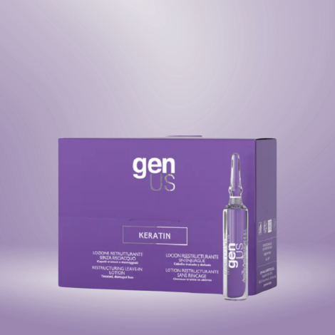 GENUS KERATIN lotion intensywnie regenerujący do włosów ampułki 12 x 10 ml - 3