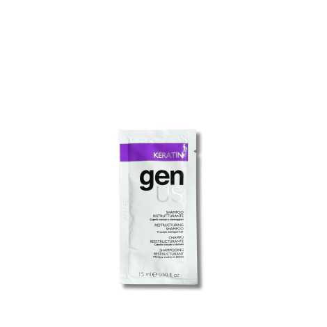 GENUS KERATIN szampon regenerujący do włosów uszkodzonych 15 ml