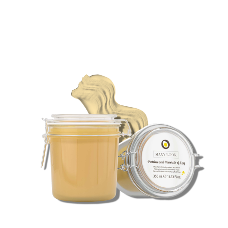 GENUS MAXY LOOK Egg Line maska restrukturyzująco-odżywcza do włosów 350 ml - 2