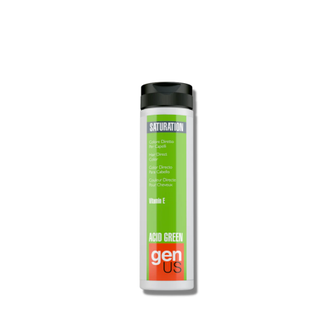 GENUS SATURATION toner koloryzujący w żelu bez amoniaku 150 ml | Acid Green