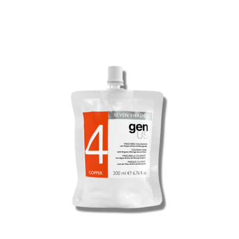 GENUS SEVEN SHADES maska koloryzująca z wodą organiczną 200 ml | Copper