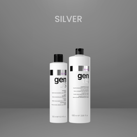 GENUS SILVER szampon do włosów neutralizujący żółty kolor 1 000 ml - 4