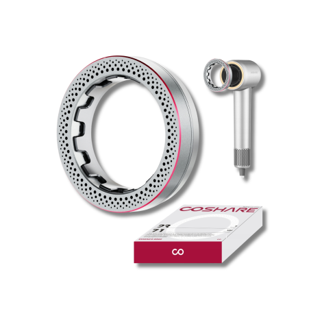 COSHARE HD10E Essence Ring pierścień z odżywką Skwalanem | Srebrny - 2
