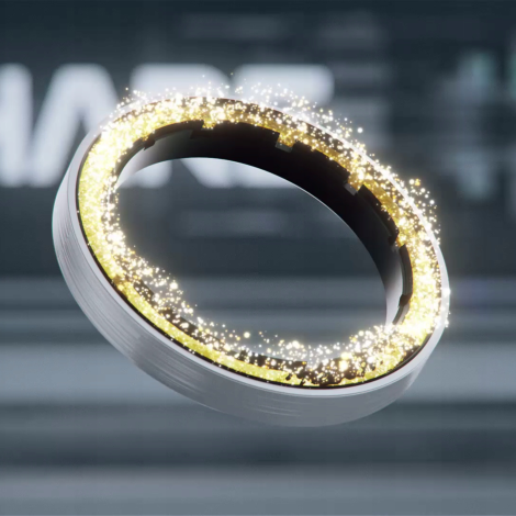 COSHARE HD10E Essence Ring pierścień z odżywką Skwalanem | Srebrny - 6