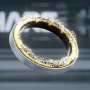 COSHARE HD10E Essence Ring pierścień z odżywką Skwalanem | Srebrny - 7