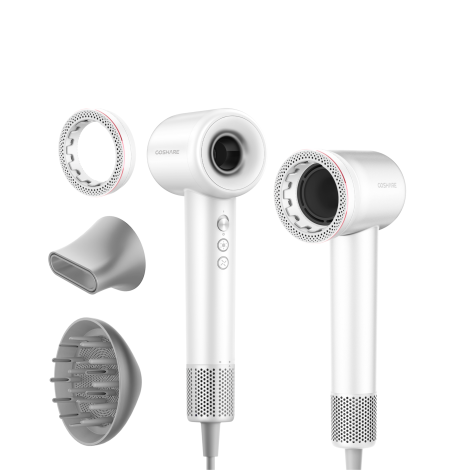 COSHARE HD10E SuperFlow1 PRO suszarka do włosów 1600W + ION | Biała - 2