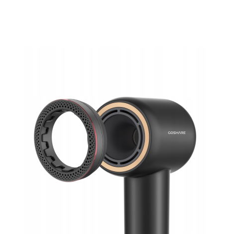 COSHARE HD10E SuperFlow1 PRO suszarka do włosów 1600W + ION | Czarna - 4