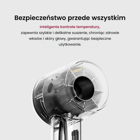 COSHARE HD10EP PROFESSIONAL Profesjonalna suszarka do włosów 1800W | Czarna - 6