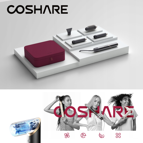 COSHARE HS30E InStyle multifunkcyjna suszarka do włosów 1000W | Grafitowa - 4