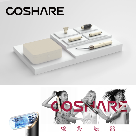 COSHARE HS30E InStyle multifunkcyjna suszarka do włosów 1000W | Kremowa - 4