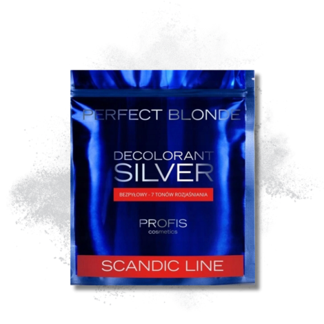 PROFIS SCANDIC LINE Silver bezpyłowy 7 tonowy rozjaśniacz do włosów 500 g - 2