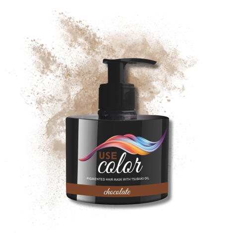 PROFIS USE COLOR odżywcza maska koloryzująca pigment 300 ml | Chocolate - 2