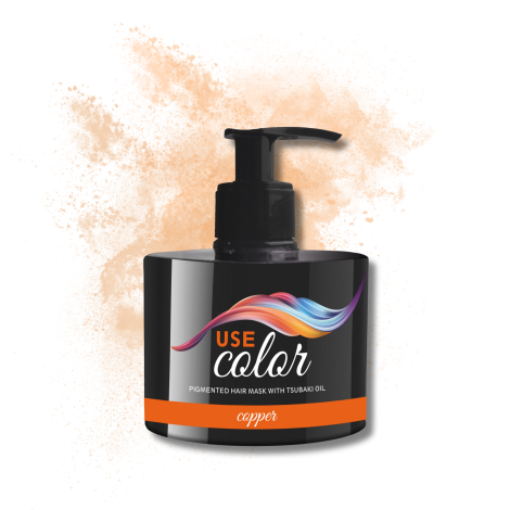PROFIS USE COLOR odżywcza maska koloryzująca pigment 300 ml | Copper - 2