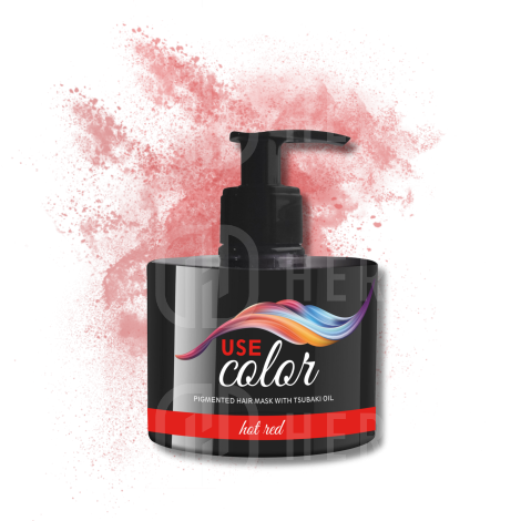 PROFIS USE COLOR odżywcza maska koloryzująca pigment 300 ml | Hot Red - 2