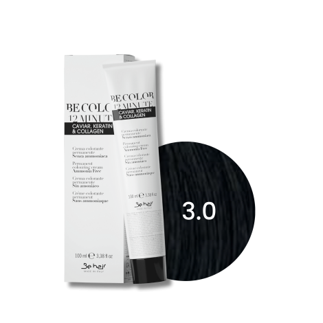 BE HAIR BE COLOR 12 MINUTE farba do włosów bez amoniaku 100 ml | 3.0