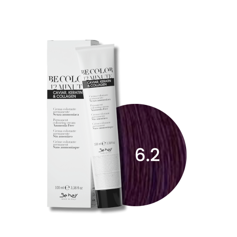 BE HAIR BE COLOR 12 MINUTE farba do włosów bez amoniaku 100 ml | 6.2