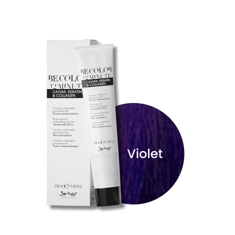 BE HAIR BE COLOR 12 MINUTE farba modulator tonu 100 ml | Violet