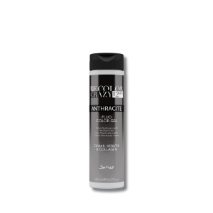 BE HAIR BE COLOR CRAZY bezpośrednia żelowa farba toner 150 ml | Anthracite