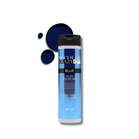 BE HAIR BE COLOR CRAZY bezpośrednia żelowa farba toner 150 ml | Blue - 2