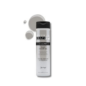 BE HAIR BE COLOR CRAZY bezpośrednia żelowa farba toner 150 ml | Clear - image 2