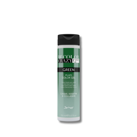 BE HAIR BE COLOR CRAZY bezpośrednia żelowa farba toner 150 ml | Green