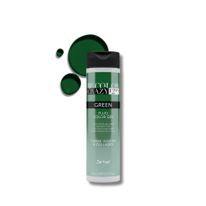 BE HAIR BE COLOR CRAZY bezpośrednia żelowa farba toner 150 ml | Green - image 2