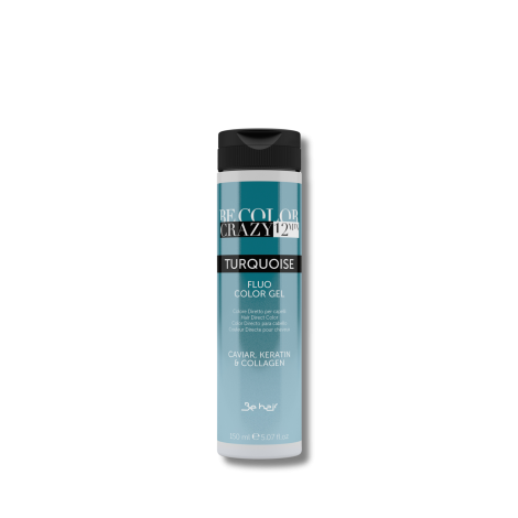 BE HAIR BE COLOR CRAZY bezpośrednia żelowa farba toner 150 ml | Turquoise