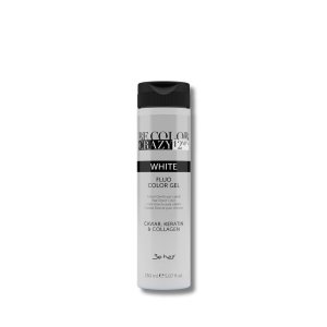 BE HAIR BE COLOR CRAZY bezpośrednia żelowa farba toner 150 ml | White