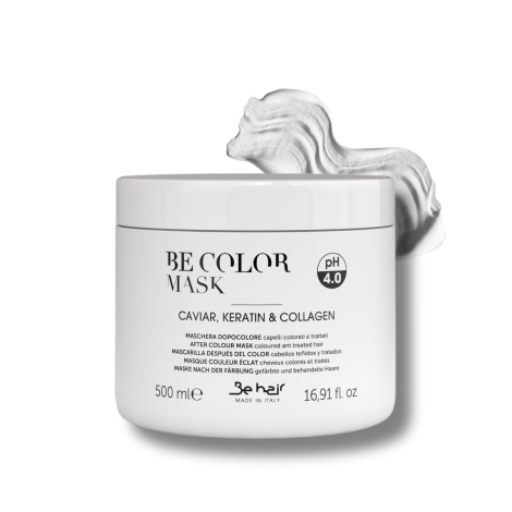 BE HAIR BE COLOR Mask maska nawilżająca do włosów farbowanych 500 ml - 2
