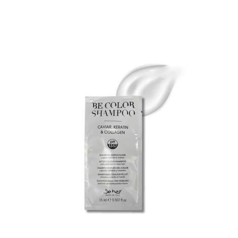BE HAIR BE COLOR Shampoo szampon do włosów farbowanych 15 ml - 2