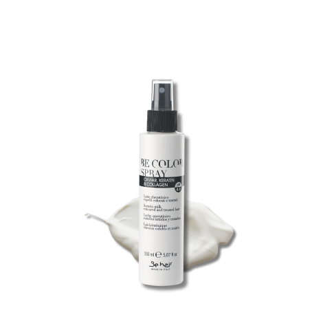 BE HAIR BE COLOR Spray Milk mleczko z keratyną kawiorem kolagenem 150 ml - 2