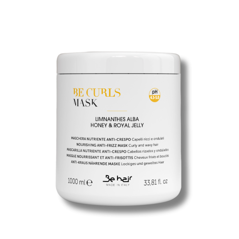 BE HAIR BE CURLS Nourishing Anti-frizz maska do włosów kręconych 1000 ml