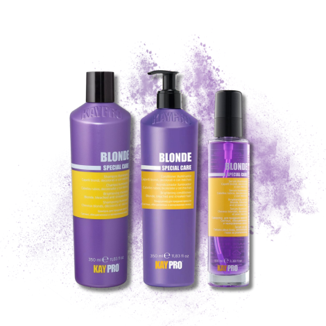 KAYPRO BLONDE zestaw blond | szampon 350 ml + odżywka 350 ml + serum 100 ml - 2