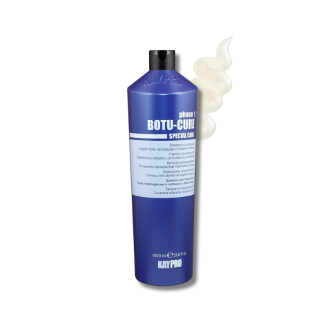 KAYPRO BOTU-CURE faza 1 szampon odbudowujący do włosów zniszczonych 1000 ml - 2