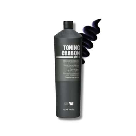 KAYPRO CARBON maska tonizująca do włosów z czarnym węglem aktywnym 1000 ml - 2