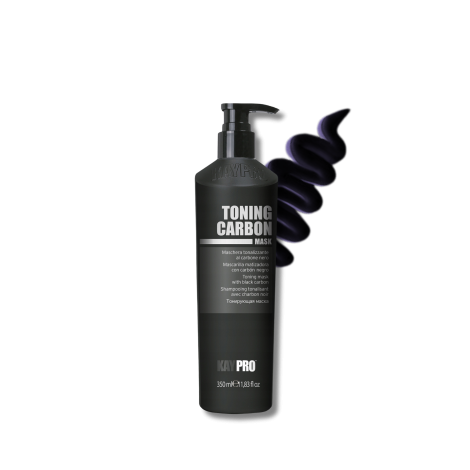 KAYPRO CARBON maska tonizująca do włosów z czarnym węglem aktywnym 350 ml - 2