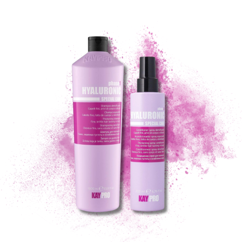 KAYPRO HYALURONIC zestaw na objętość | szampon 1000 ml + spray 200 ml - 2