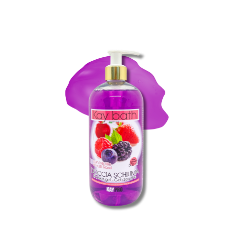 KAYPRO KAY BATH żel pod prysznic z borówką i czerwonymi jagodami 500 ml - 2
