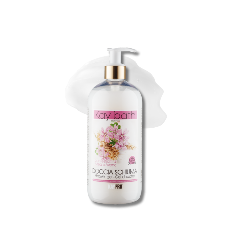KAYPRO KAY BATH żel pod prysznic z mlekiem owsianym ekstrakt althea 500 ml - 2