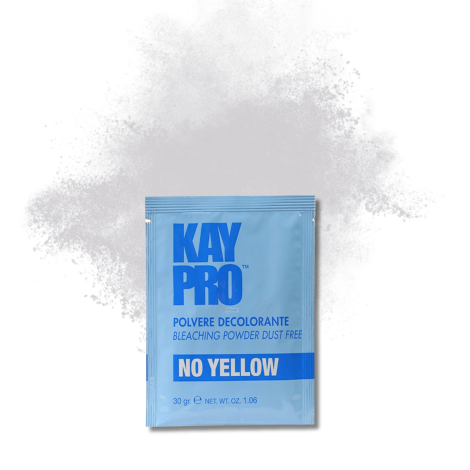 KAYPRO NO YELLOW rozjaśniacz bezpyłowy do 5-6 tonów Niebieski 30 g - 2