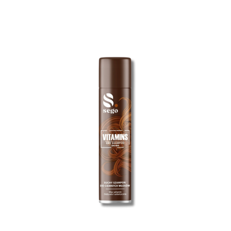 SEGO VITAMINS BROWN suchy szampon do ciemnych włosów z witaminami 200 ml