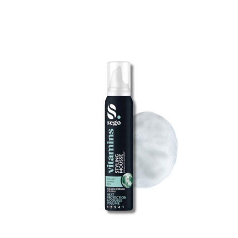 SEGO VITAMINS pianka do włosów z witaminami Ultra Mocne Utrwalenie 200 ml - 2