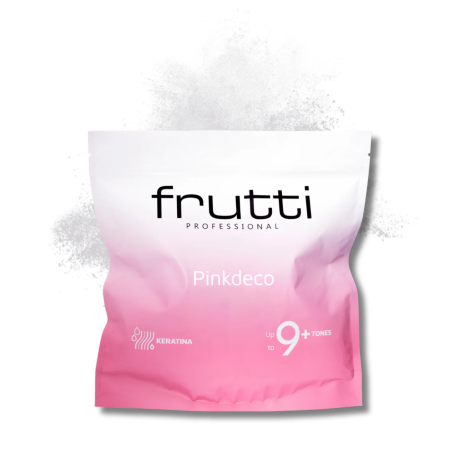 FRUTTI PROFESSIONAL PINKDECO rozjaśniacz z keratyną do 9 tonów 500 g - 2
