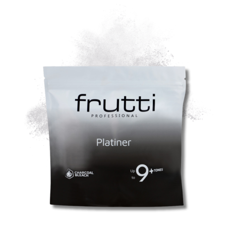 FRUTTI PROFESSIONAL PLATINER rozjaśniacz z węglem bambusowym 9 tonów 500 g - 2