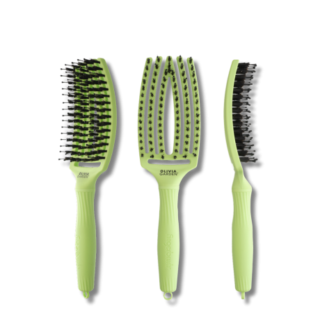 OLIVIA GARDEN FINGERBRUSH DOLCE VITA szczotka do włosów | Green Pistachio - 3