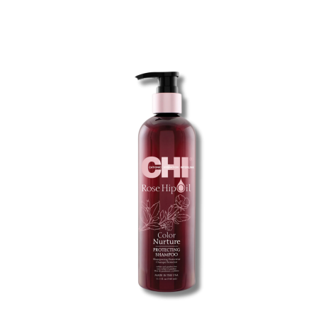 FAROUK CHI ROSE HIP OIL szampon ochronny do włosów farbowanych 340 ml