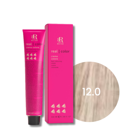RR LINE REAL COLOR profesjonalna farba do włosów w kremie 100 ml | 12.0