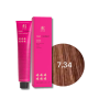 RR LINE REAL COLOR profesjonalna farba do włosów w kremie 100 ml | 7.34 - 2