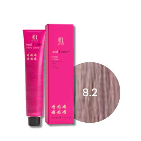 RR LINE REAL COLOR profesjonalna farba do włosów w kremie 100 ml | 8.2